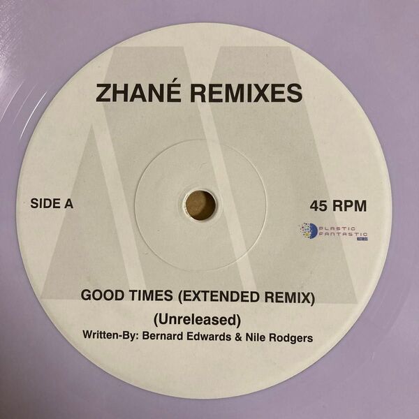 ZHANE / HEY MR. D.J. & GOOD TIMES カバー 7”