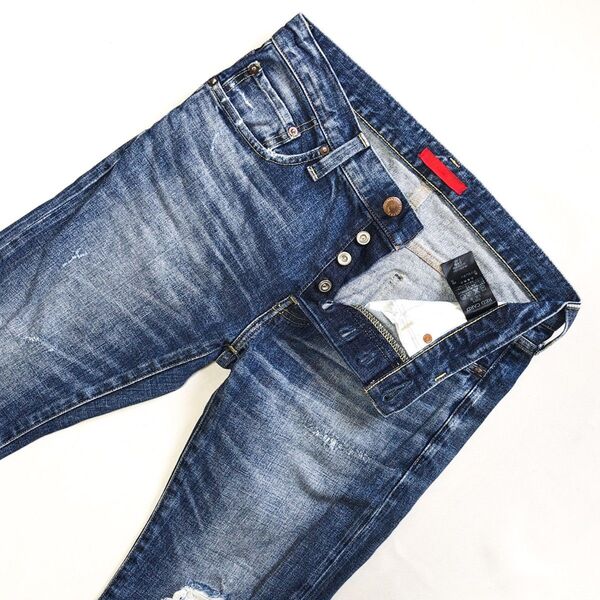 RED CARD レッドカード コラボ デニム Rhythm BEAMS リペア ジーンズ DENIM