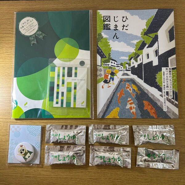 未開封のノートは銀行から頂き物で銀行名が入っています 飛騨市キャラクターグッズドンドンくん ひだ自慢図鑑 いずれも目立つ傷汚れ無し