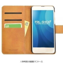 FRL-SHOP◆ FUJITSU ARROWS Be3 F-02L ケース ◆ 手帳型 レザー カバー 手帳 手帳型 F-25ca★_画像3