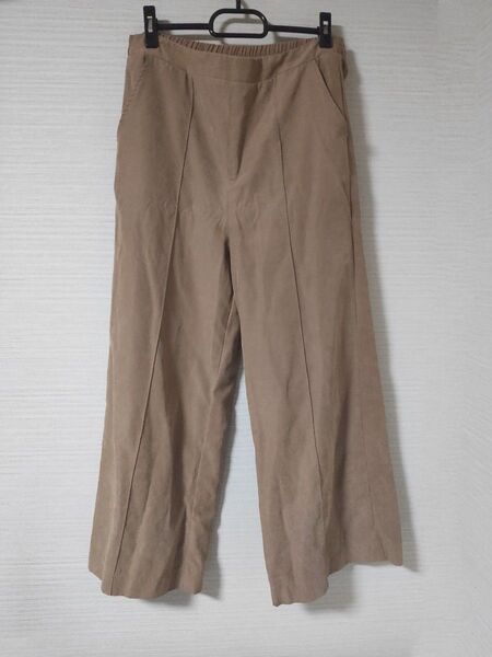 AND SEARCH ブラウン ワイドパンツ M-L