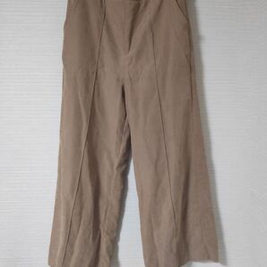 AND SEARCH ブラウン ワイドパンツ M-L