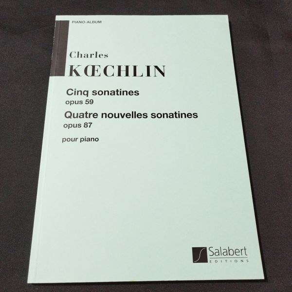 楽譜 ピアノ ケクラン 5つのソナチネ Op. 59 / 4つの新しいソナチネ Op.87 棚A15