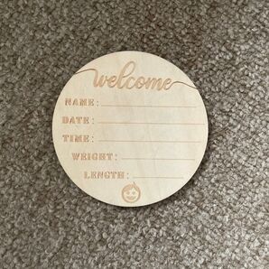 出産ボード Just Born ウェルカムベビー 出産準備 ニューボーンフォト