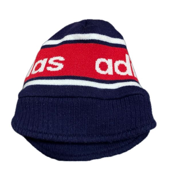 試着のみ adidas アディダス メンズ ニット帽 ニットキャップ フリーサイズ 帽子 値下げ不可