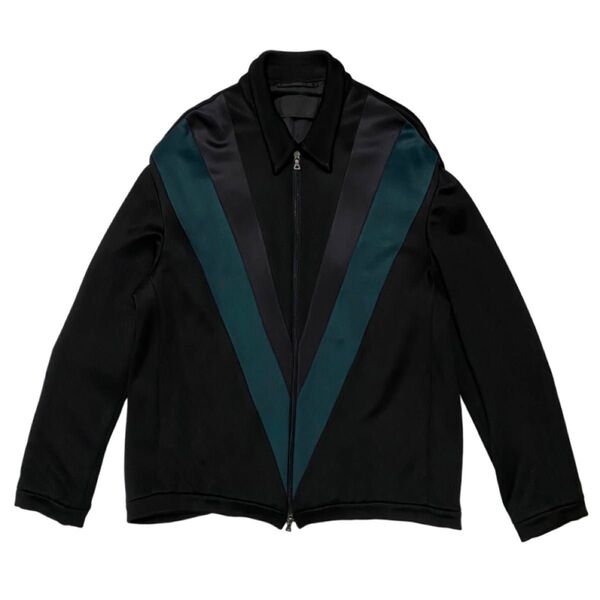 PRADA プラダ 11AW アーカイブ Vライン トラック ジャケット アウター 長袖 トップス JACKET ブラック 黒