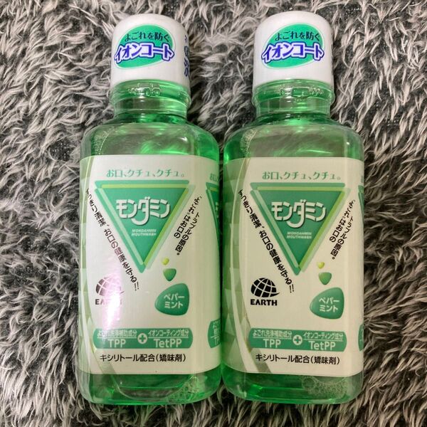 新品未使用品 アース製薬 モンダミン 洗口液 日本製 100ml×2本
