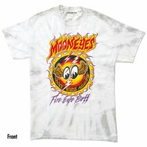 MOON ファイアー アイボール タイダイ Tシャツ XLサイズ　MOONEYES　ムーンアイズ　[TM786GY]_画像1