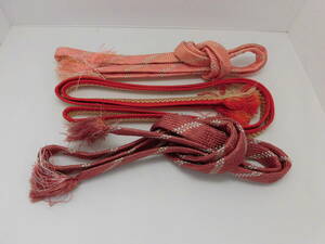 帯締め　和装小物　羽織ひも　3本セット　 JAPAN　 #1