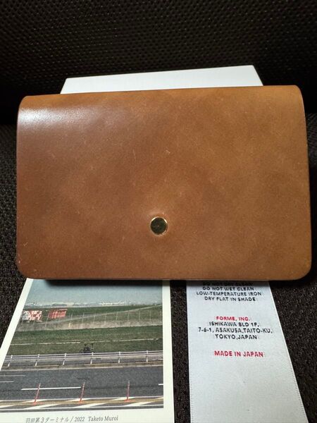 【新品】forme hand wallet コードバン シガー