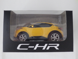 207【S.R】1/30 トヨタ CH-R プルバックカー イエロー 非売品 カラーサンプル ミニカー 展示品 香川発