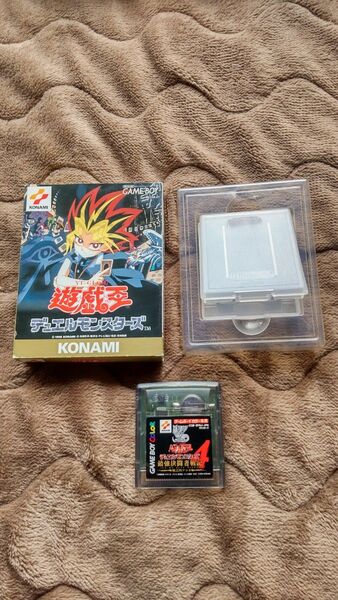 遊戯王デュエルモンスターズ箱、 ゲームボーイカラーソフト デュエルモンスターズ4 城之内デッキ