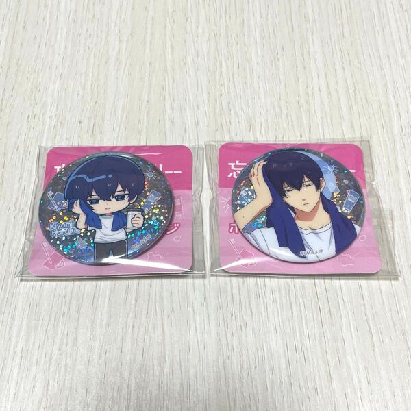 忘却バッテリー モーリーファンタジー 清峰葉流火 ホログラム缶バッジ 2種セット