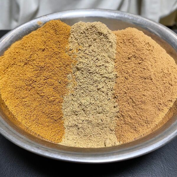 濃い 最強ブレンド おとひめA100g ライズ1号300gをブレンド配合した メダカ らんちゅう稚魚用パウダー餌 1500g