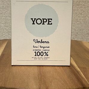 YOPE Verbena アロマキャンドル 100%ナチュラル