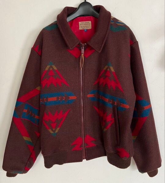 USA製 Pendleton ペンドルトン ウールブルゾン ネイティブ柄