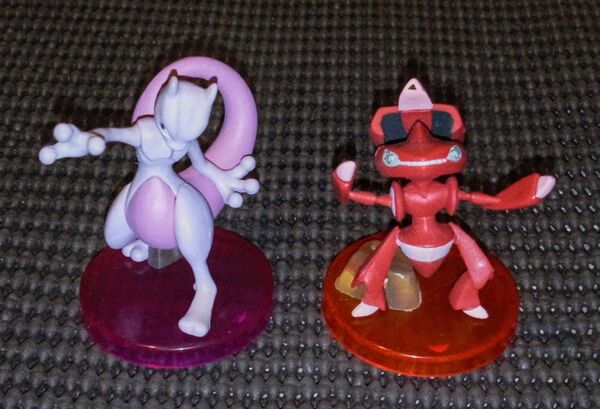 立体ポケモン図鑑 BW ミュウツー 赤いゲノセクト フィギュア 立体図鑑 ポケモン