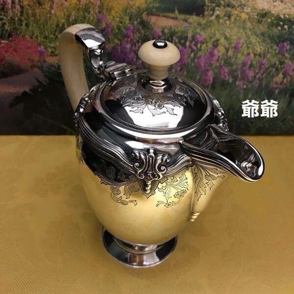 英国 Mappin&Webb/純銀 スターリング/ポット ジャグ ※小さな方