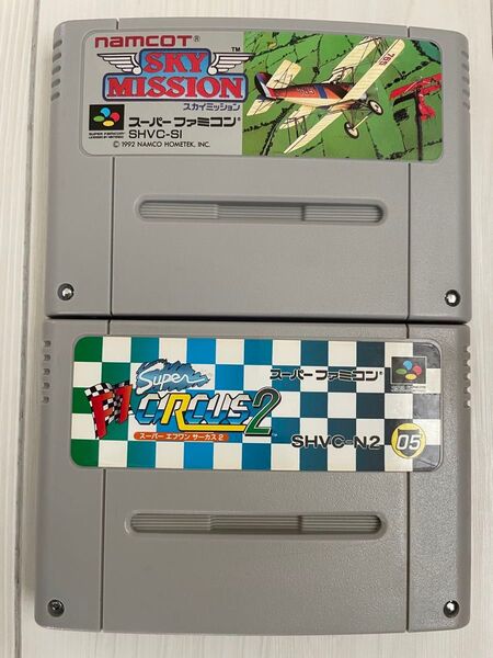 【文章必読】 SFC ソフトのみ スーパーF1サーカス2、スカイミッション