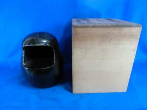  времена предмет,.. огонь горшок, автор предмет, Seto жарение, редкий товар, высота 26cm,. с коробкой 