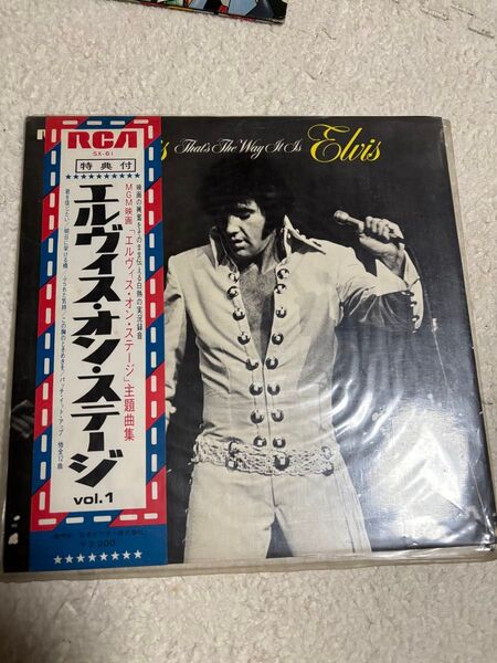 エルヴィス・プレスリーエルヴィス・オン・ステージ ●帯付LP
