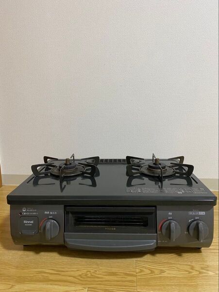 【美品】ガスコンロ リンナイ KG35NBKL LPガス用