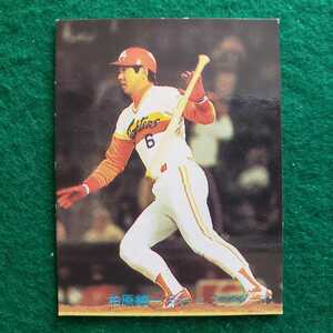 カルビー　1982年プロ野球カード　No.131　日本ハムファイターズ 柏原純一 選手　(82年)　