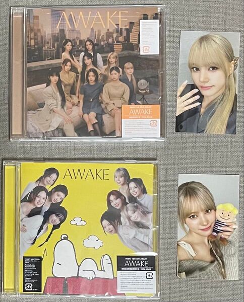 NiziU CD AWAKE通常盤・期間限定盤 NINA トレカ付き