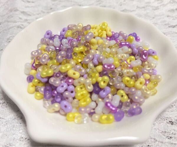 ピーナッツビーズ ミックスカラー【20g200円】