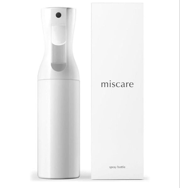 miscare(ミスケア) スプレーボトル 霧吹き 300ml アルコール対応 ホワイト
