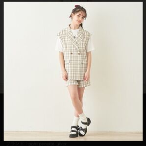 お値下げしました!新品未使用 pom ponette juniorテーラードジレ半袖Tシャツ3点セット