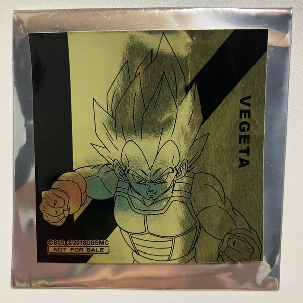 ドラゴンボール超 ブロリー ナムコ限定 金ピカ!ステッカー ベジータ