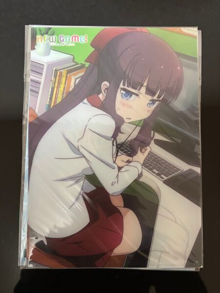 NEW GAME! セル画&原画見切れクリアファイルB