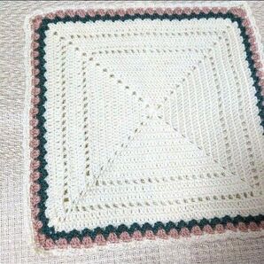 158 ハンドメイド お花のマルチカバー③