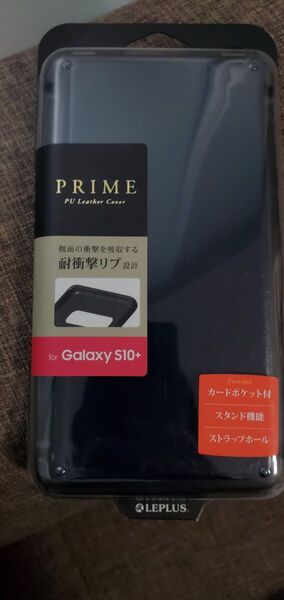 新品未使用 Galaxy S10+ PUレザーケース カードポケット付き
