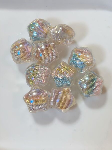 ハイクオリティビーズ 星 1個250円