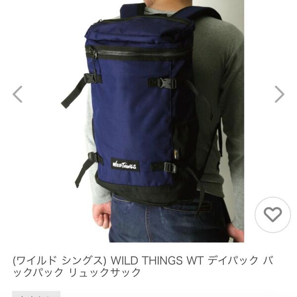 新品 WILDTHINGSデイパックBOX型リュック バックパック 鞄 アウトドア リュックサック