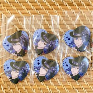 にじさんじ ミラン・ケストレル Melty Valentine ハート缶バッジ バレンタイン 6点セット ミラン