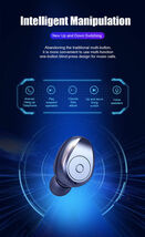 Bluetooth5.0 HiFi高音質 bluetooth 完全ワイヤレス ミニ イヤホン 片耳 両耳 大容量充電ケース付き 防水 TWS 女性にもおすすめの小型_画像4