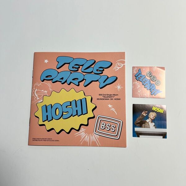SEVENTEEN BSS ブソクスン "TELEPARTY”NA Ver ホシ HOSHI 3点セット