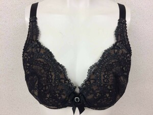 ★美品★マルコ 補正下着 3/4ショートブラジャー D75 デモニーク ブラック 黒 大きいサイズ 着痩せ 矯正下着 補整下着 №11*