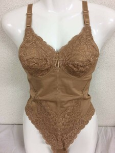 ★未使用★シャルレ 補正下着 ドゥバンナ ボディスーツ C65 ブラウン 茶 矯正下着 すっきり 補正 №23