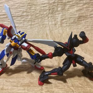 MSセレクション【ゴッドガンダム&マスターガンダム】ミニフィギュアセット【ジャンク品/ゴミ】【送料無料】価格交渉はスルーします