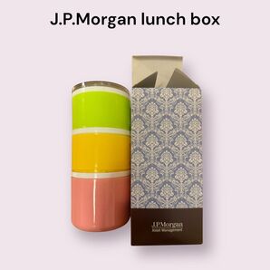 【新品未使用】J.P.Morgan ノベルティ ツリーランチボックス