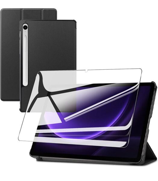 For Galaxy Tab S9 FE ケース フィルム セット ギャラクシー タブレット S9 FE 10.9インチ 用 保護