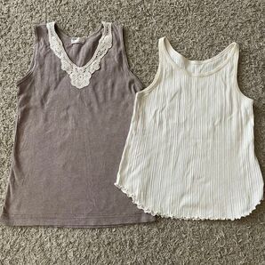 ジャーナルスタンダード LUXE タンクトップ 定価15000円 ラックス シンプリシテェ まとめ売り ブラウン 白 アイボリー