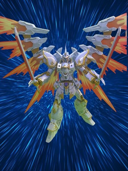 HG ブラックナイトスコードカルラ チタンフィニッシュ風完成品!!極め手Ver.2.0付属