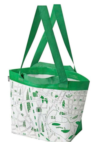 IKEA イケア エコバッグ 1枚 新宿限定 グリーン
