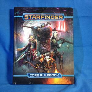  иностранная книга TRPG Starfinder Core Rulebook Star искатель core правило книжка Paizo Pub 9781601259561 обложка угол поломка есть 