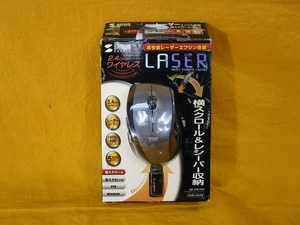 ♪♪G『PC関連即決SALE』未使用　SANWA　レーザーマウス　LASER　NEXT　ワイヤレスマウス　現状品　現状品♪♪